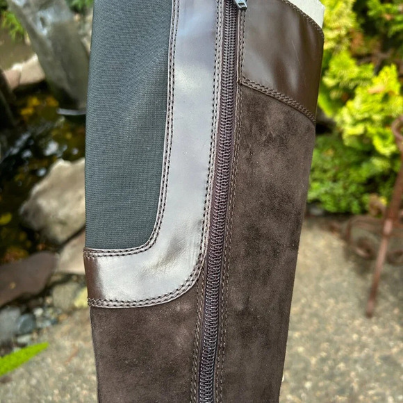 Taryn Rose Radiant Chocolate Brown Suede Calf Boots Size 8.5 NIB - Picture 9 of 15